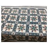 Hand Stitched Quilt, 90ï¿½ x 116ï¿½