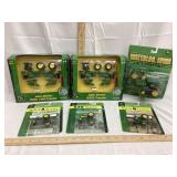 (6) NIB John Deere 1/64 Scale Toy Tractors Incl.
