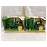 (2) John Deere 6400 Row Crop 1/16 Scale Toy