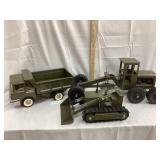 Structo Pressed Steel Army Engineers 1/16 Scale