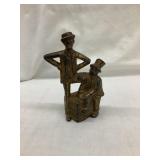 Mutt & Jeff Cast Iron Bank, 5"T