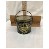 Gold Flake Peanut Butter 1 lb. Tin Pail, 3 1/4"T,