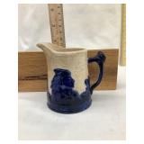 Sleepy Eye Stoneware 4"T Pitcher, Bottom Marked,