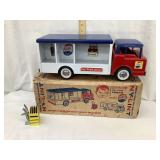 Vintage any-Lint Pressed Steel Pepsi Toy Delivery