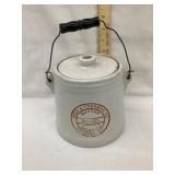 Reed & Tyerman Co. Adv. Butter Stoneware Pail w/
