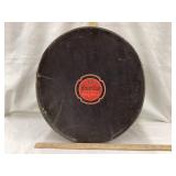 Vintage Cardboard Portis Hat Box, 14 1/2" x 13",