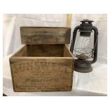 (2) Wood Shipping Boxes, Inc. Sun Sweet Prunes &