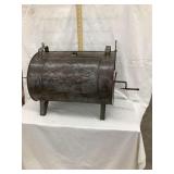 Early Homemade Metal Fireplace Roaster, approx.