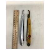 (2) Vintage Straight Razors, Some Condition