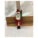 Cast Iron Santa Bank, 5 1/2"T