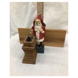 Cast Iron Santa & Chimney Mechanical Bank, 5