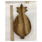 "Pineapple" Wooden Cutting Board, 14"x7"