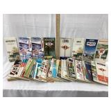 Large Collection of Oil & Gas Adv. Folding Road