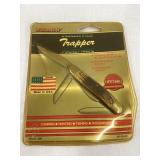NOS Sharp Stainless Steel Trapper Pocket Knife
