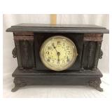Ornate Sessions Mantel Clock, Missing Back, 10