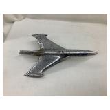 Vintage "Flying" Hood Ornament, 9 1/2"L, 6"W,