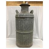 Skelly Oil Co. Embossed 10 Gal. Can, 27 1/2"T