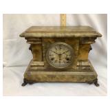 New Haven Ornate Mantel Clock w/ Lion
