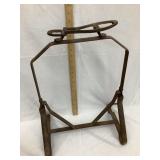 Cast Iron Shoe Shine Stand, 18 3/4"T, 13"L, 8 1/2"