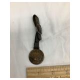 Brass Stag Deer Watch Fob, Strap Broken