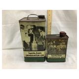 (2) Superla(Standard Oil Co.) Separator Oil Cans,