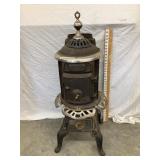 Oak Cast Iron #113 Pot Belly Stove, 42"T @