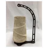 Cast Iron String Hold w/ String, 11"T