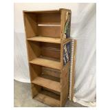 (4) Wooden Fruit Boxes Attached For A Shelf,
