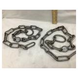 (2) Painted Chain Lengths w/ US Tags