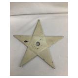 Cast Iron Painted Star, 9 1/2" Diameter