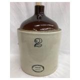 Western Stoneware Co. 2 Gal. Two-Tone Jug, Minor