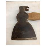 Fulton Tool Co. Carpenters Axe, Stamped, Head is