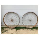 (2) John Deere Implement Iron Wheels, 46"
