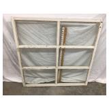 Wood 6-Pane Window, NO SHIPPING, 40"T,