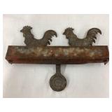 Cast Iron Chicken Target, 10"L, 8"T