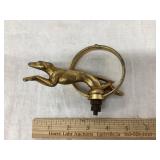Greyhound Hood Ornament, 5"W