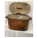Cream City Copper Boiler w/ Lid, 26"L & Lid, NO