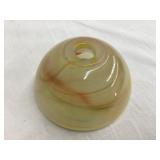 Slag Glass Lamp Part, 3 1/2"Diameter
