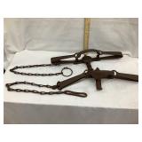 (2) Newhouse No. 3 Dble. Long Spring Traps w/
