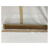 Primitive Wooden Towel Bar, 21 1/2" W