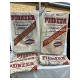 (7) Pioneer Hybrids Colored Seed Sacks incl. One
