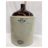 Western Stoneware Co. 5 Gal. Jug, Base Chips,