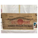 Ball Band Rubber & Woolen Footwear Adv. wood