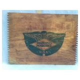 Diamond Match Co. Wood Shipping Box End, 15