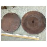 Klauer Mfg. Dubuque IA Cast Iron Manhole