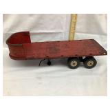 Vintage Tru-Scale Toy Semi Trailer-TRAILER ONLY,