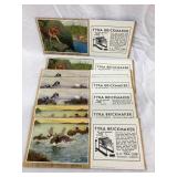 (7) NOS Tyra Brickmaker Adv. Ink Blotters, 9"L,