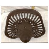 Buckeye Cast Iron Tractor Seat, 16 1/2"W, 15