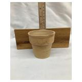 Red Wing Stoneware #3 Flower Pot, 3"T, Tiny Base