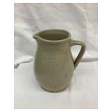 Early Salt Glazed Stoneware Pitcher, 6 1/2"T,